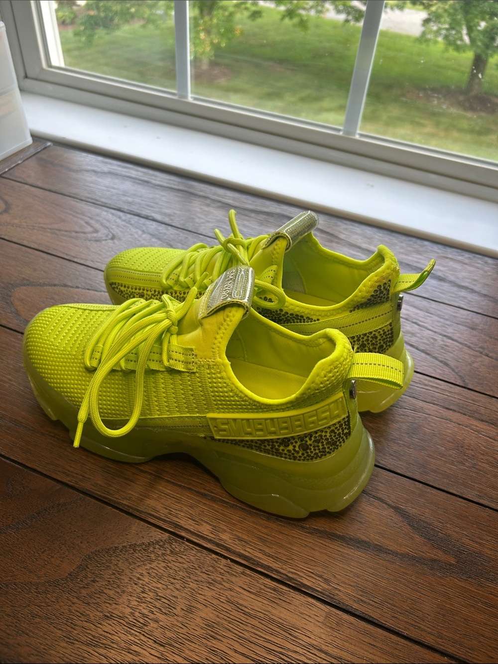 Steve Madden Neon Lime Athletic Sneakers